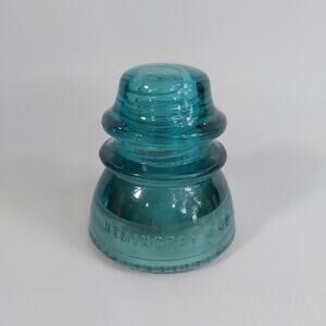 Vintage Hemingray # 42‎ Aqua Insulator 4" Height VGC